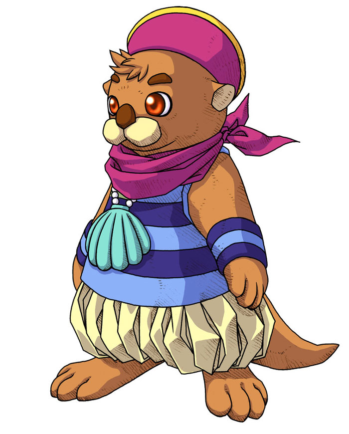 Otter NPC Art from Magical Starsign