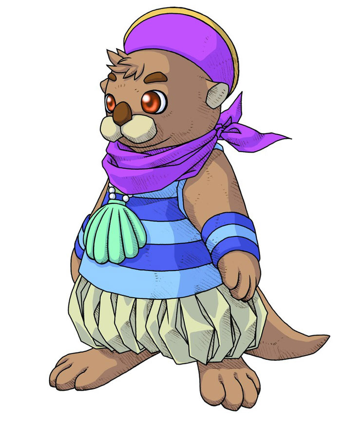 Otter NPC Art from Magical Starsign