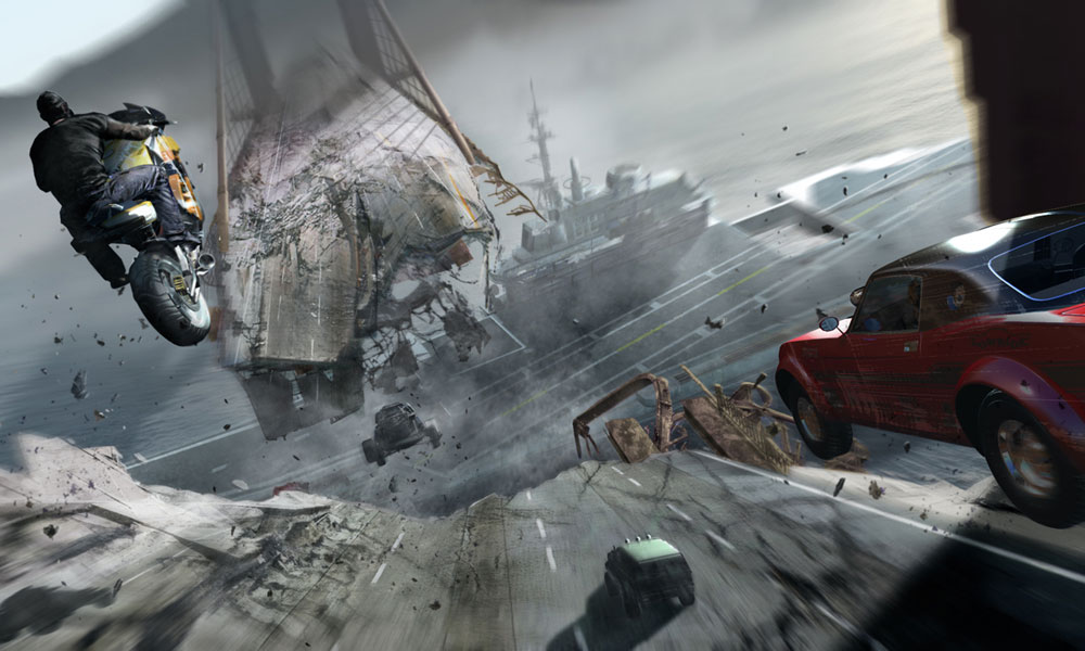 Bridge Jump Art from MotorStorm Apocalypse