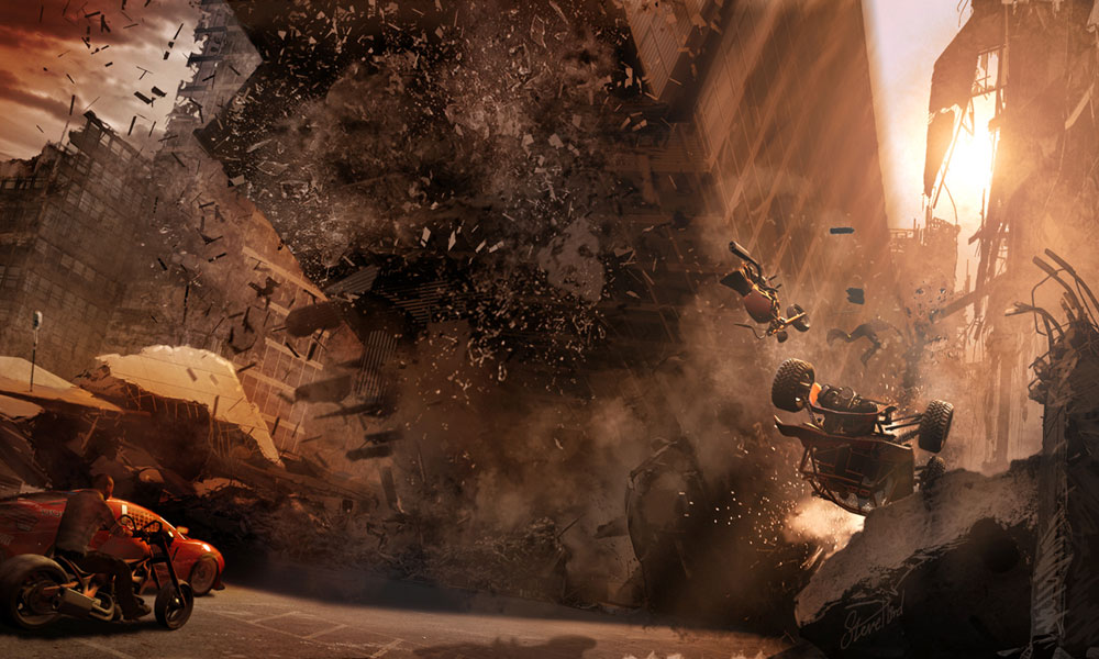 Fallen Giant Art from MotorStorm Apocalypse
