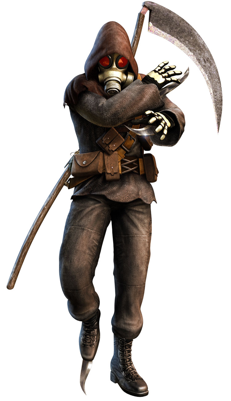 HUNK Alternate Costume Art from Resident Evil: The Mercenaries 3D