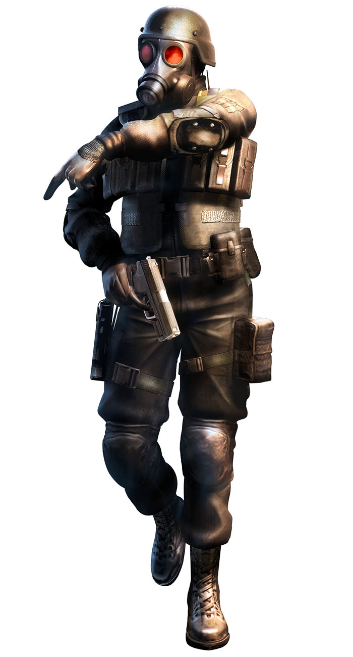 HUNK Art from Resident Evil: The Mercenaries 3D