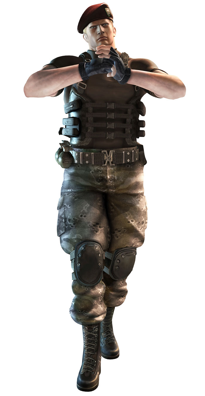 Jack Krauser Art from Resident Evil: The Mercenaries 3D