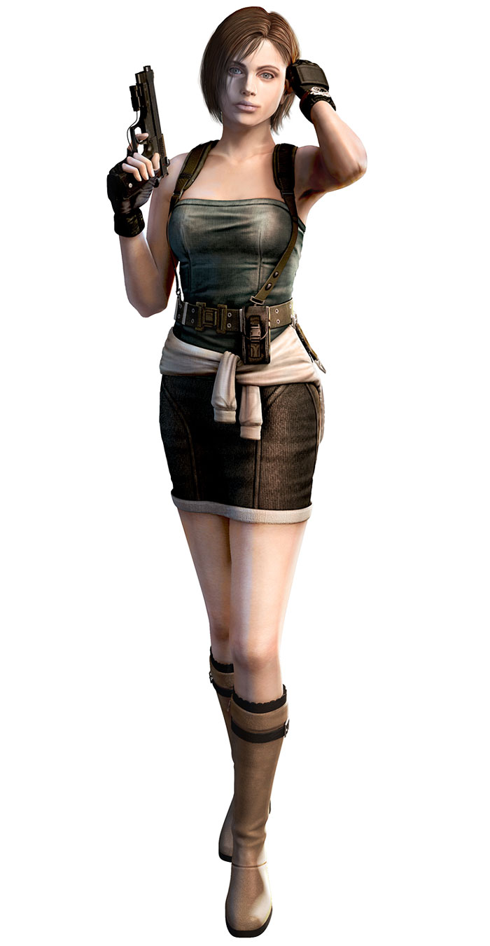 Jill Alternate Costume Art from Resident Evil: The Mercenaries 3D