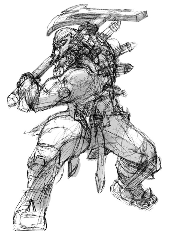 Astaroth Sketch from Soulcalibur V