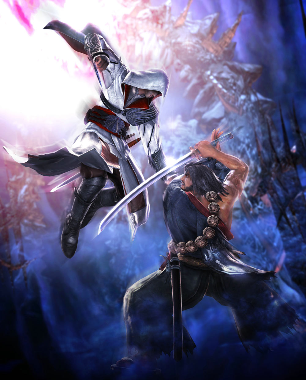 Ezio vs Mitsurugi Art from Soulcalibur V