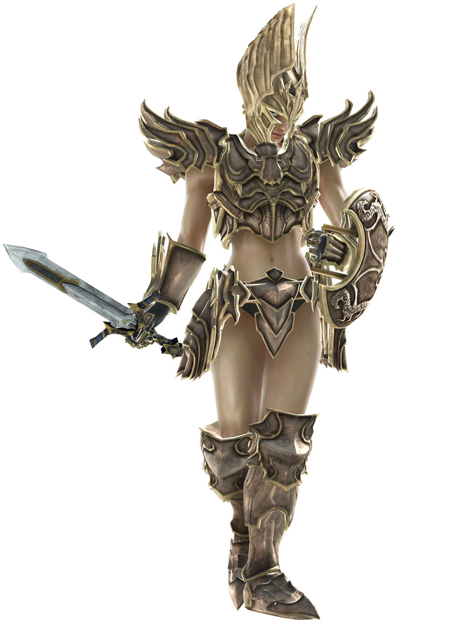 Paladin Female Art from Soulcalibur V