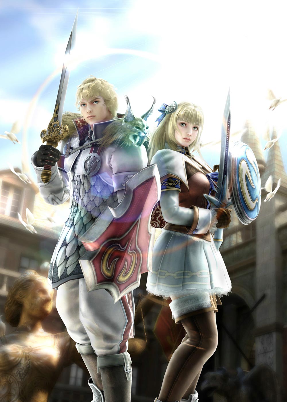 Patroklos & Pyrrha Art from Soulcalibur V