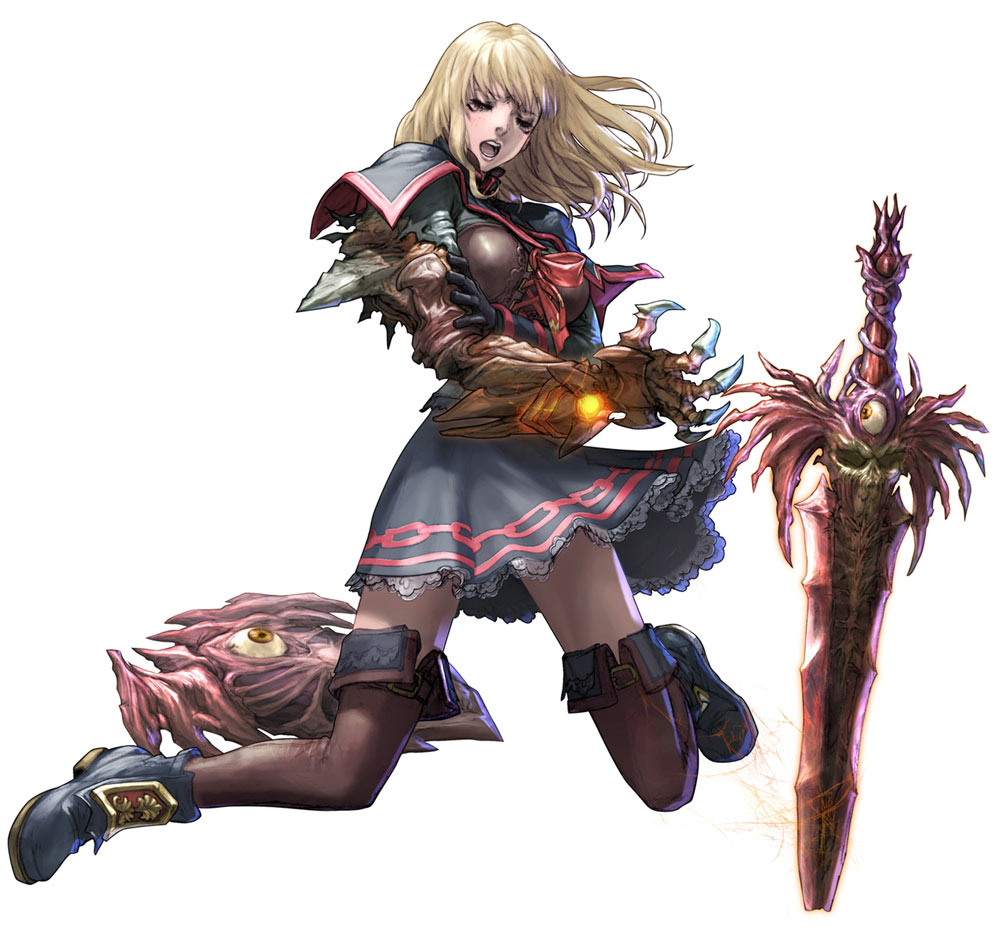 Pyrrha Omega Art from Soulcalibur V