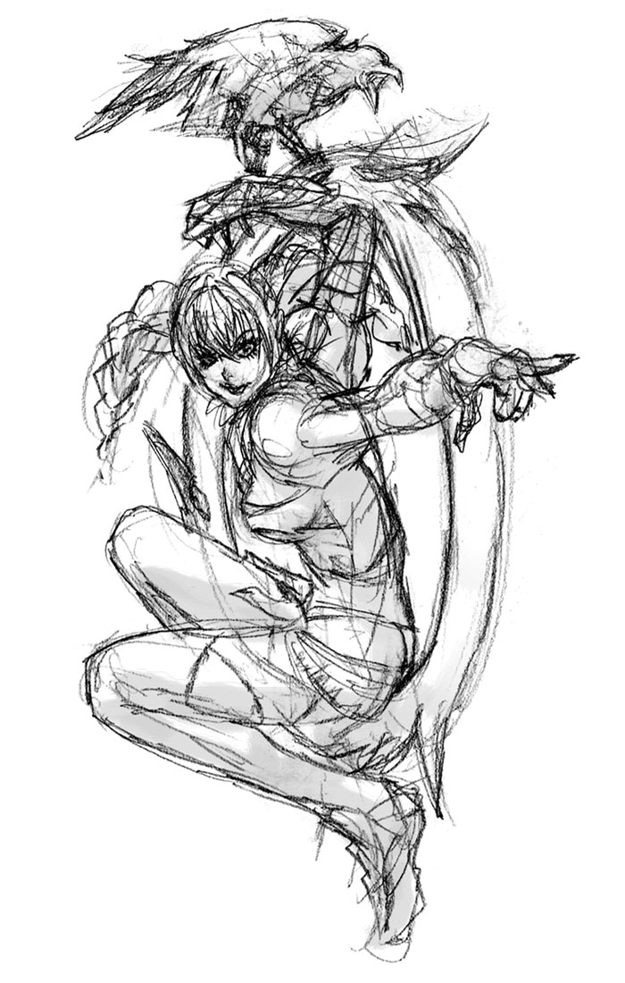 Tira Sketch from Soulcalibur V