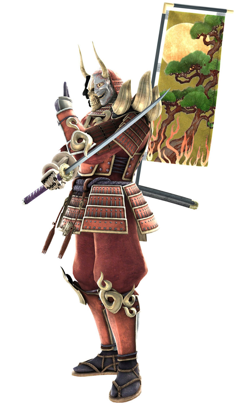 Yoshimitsu Artwork from Soulcalibur V