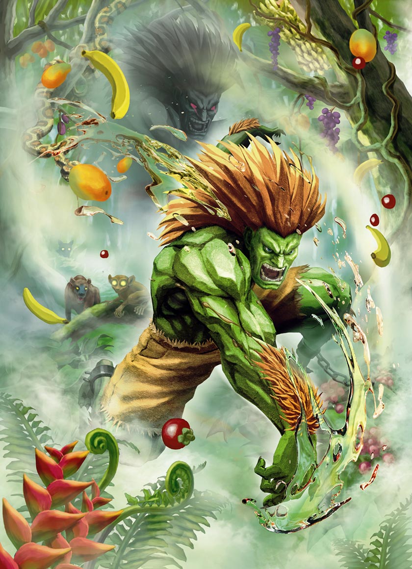 Blanka Artwork from Street Fighter X Tekken