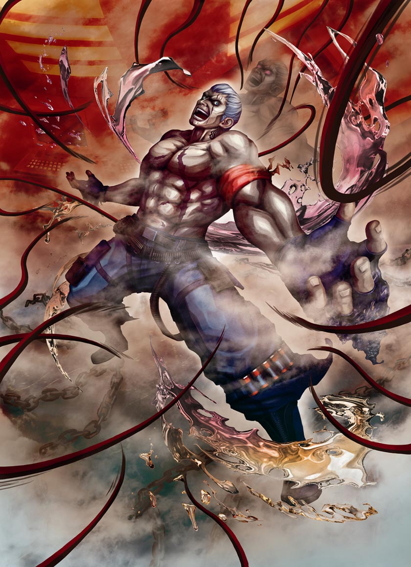 Bryan Fury Artwork from Street Fighter X Tekken