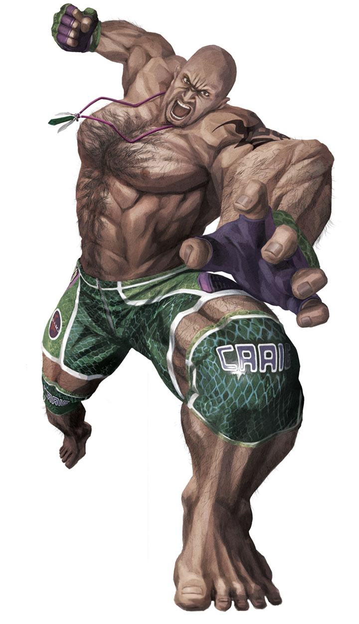 Craig Marduk Art from Street Fighter X Tekken