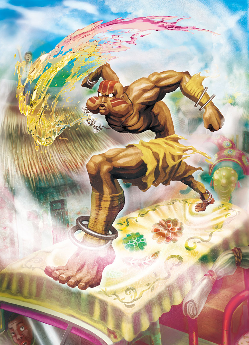 Dhalsim Artwork from Street Fighter X Tekken