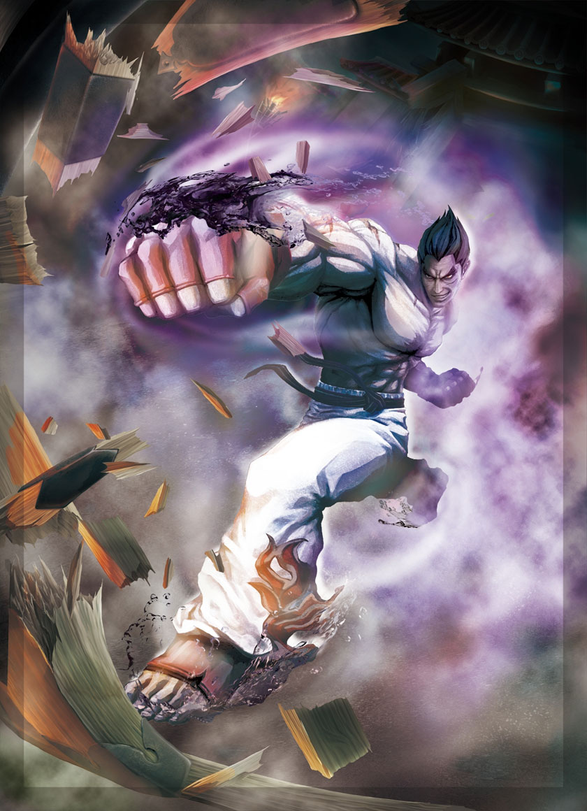 Kazuya Mishima Artwork from Street Fighter X Tekken