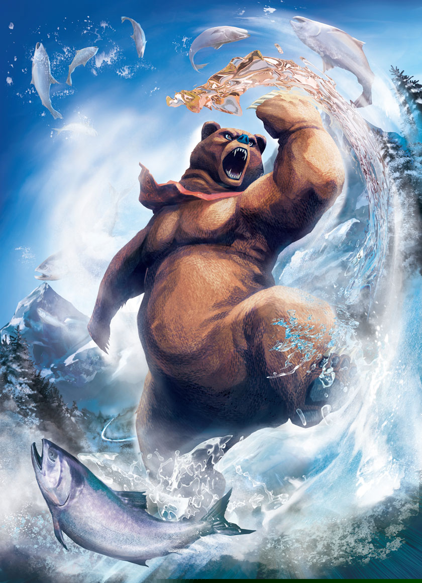 Kuma Artwork from Street Fighter X Tekken