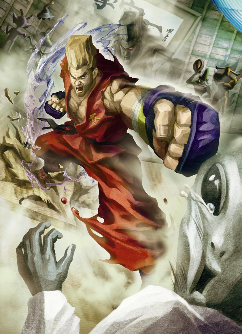 Paul Phoenix Artwork from Street Fighter X Tekken