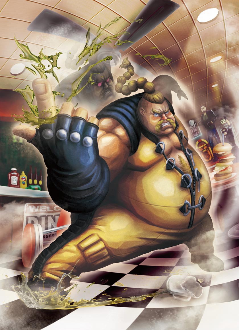 Rufus Art from Street Fighter X Tekken