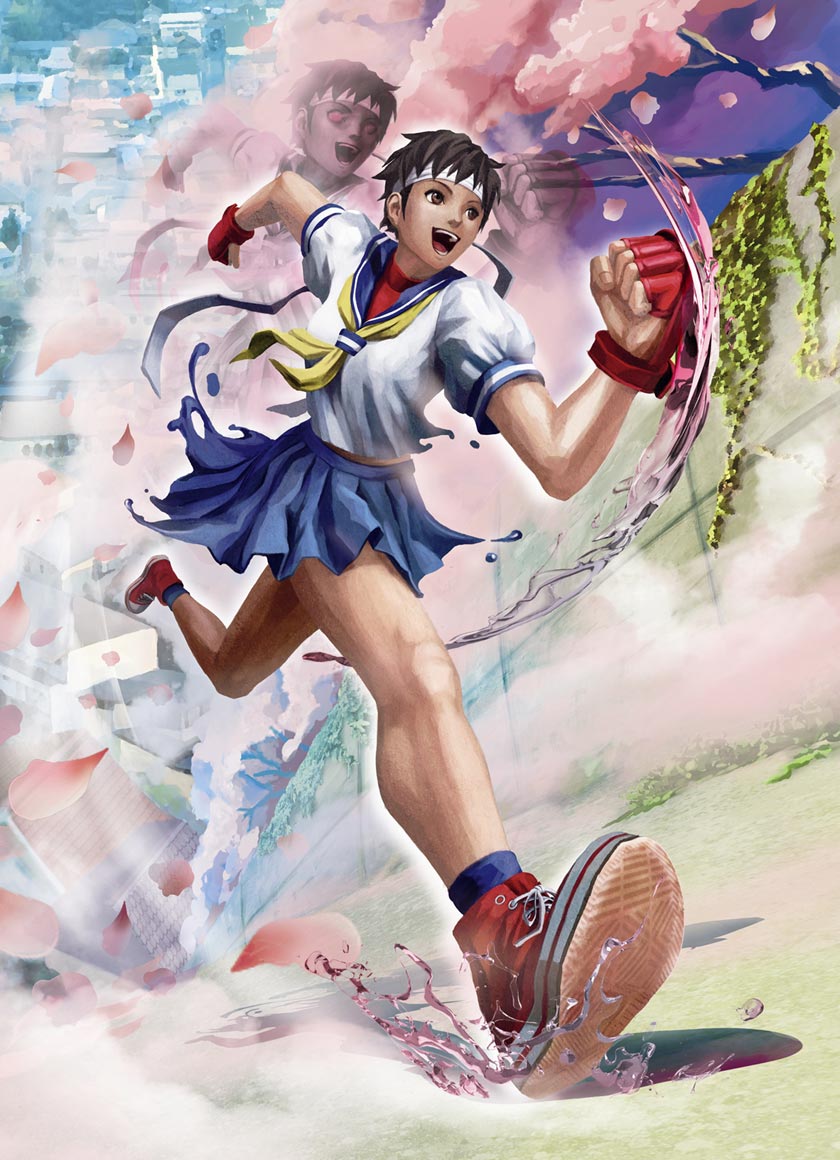 Sakura Kasugano Artwork from Street Fighter X Tekken