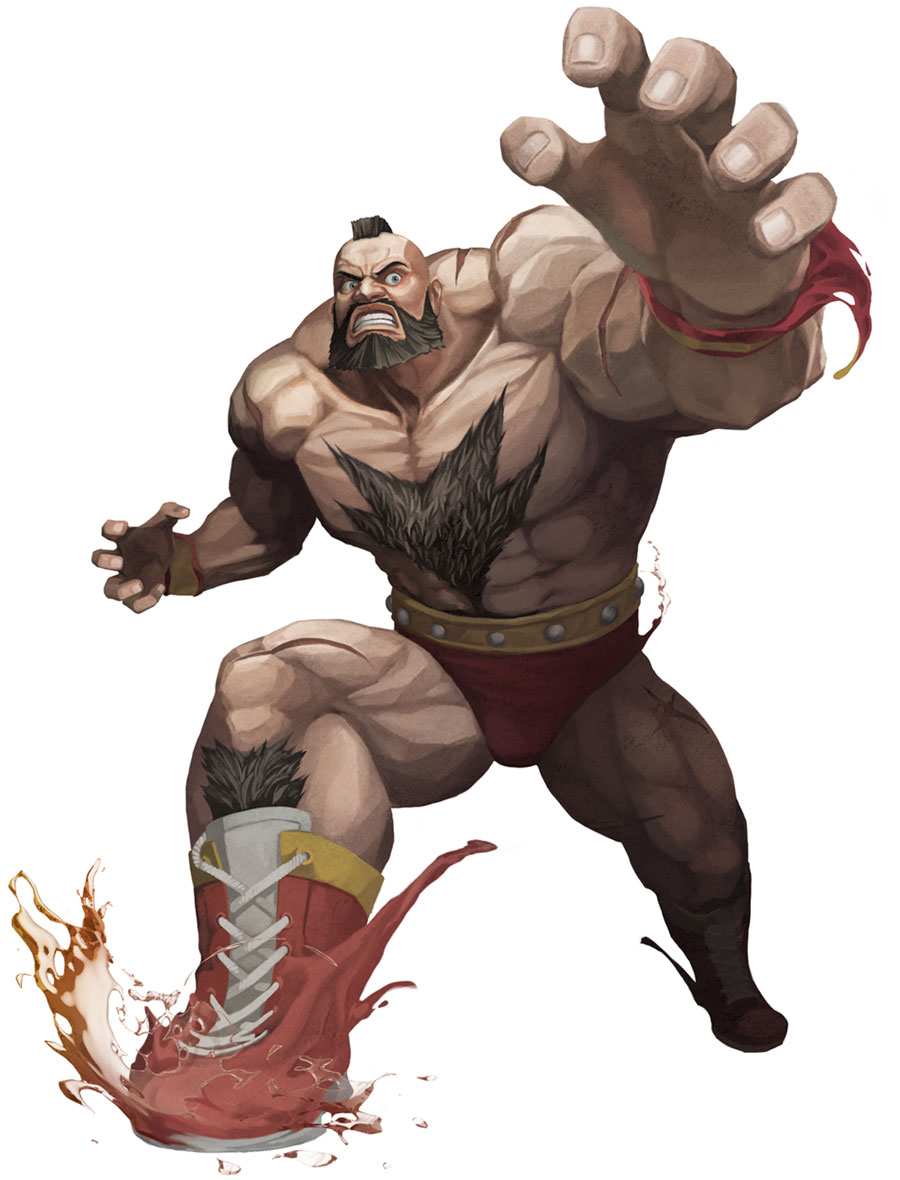 Zangief Art from Street Fighter X Tekken