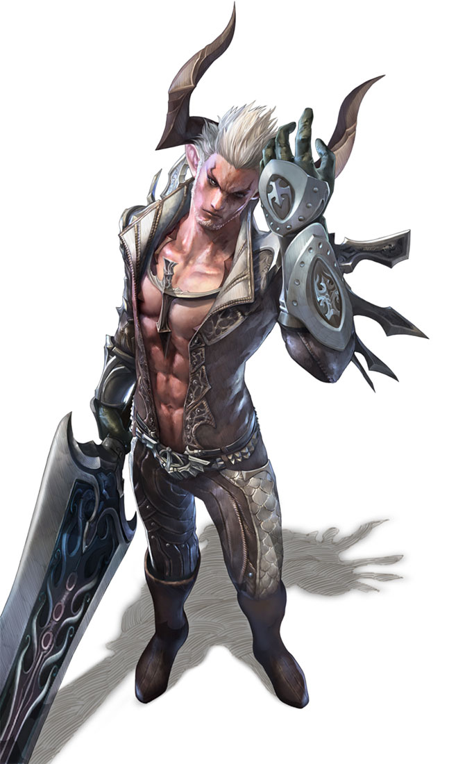 Castanic Male Art from TERA