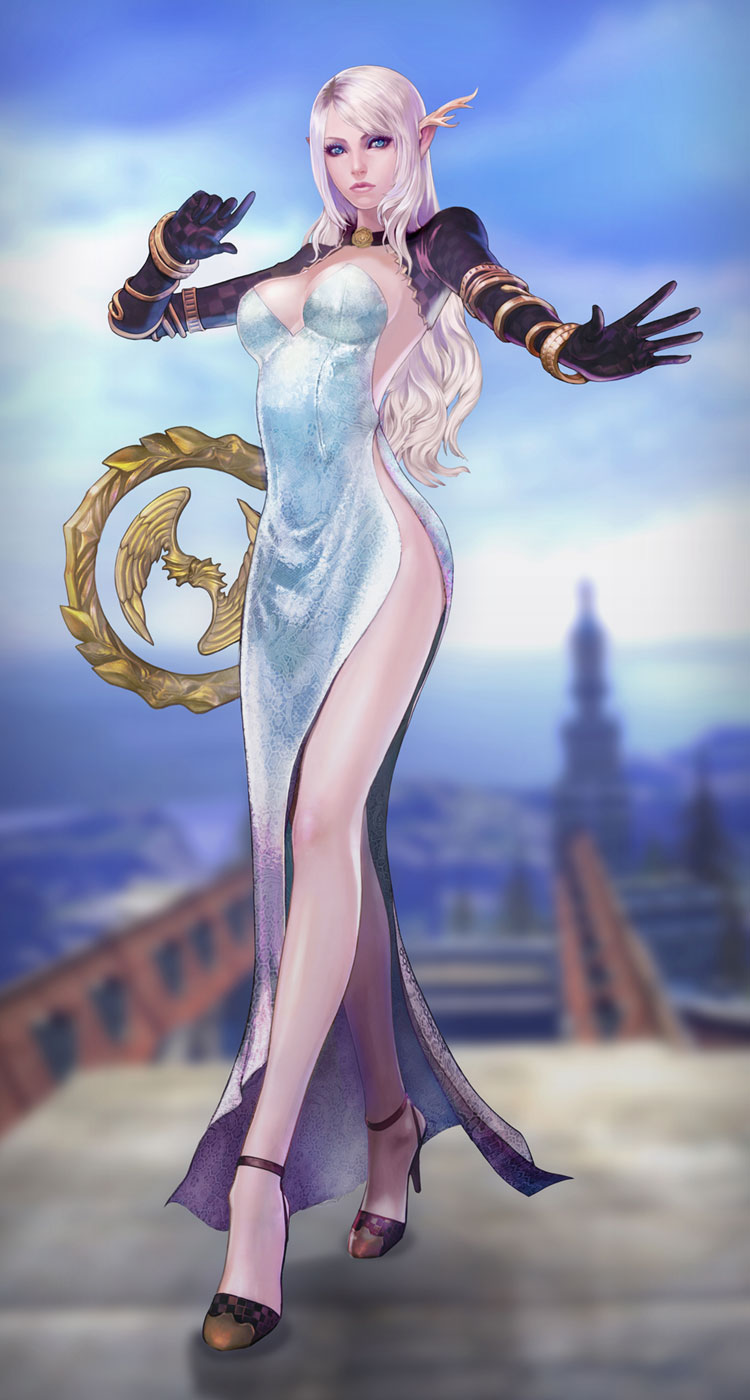 High Elf Female Art from TERA