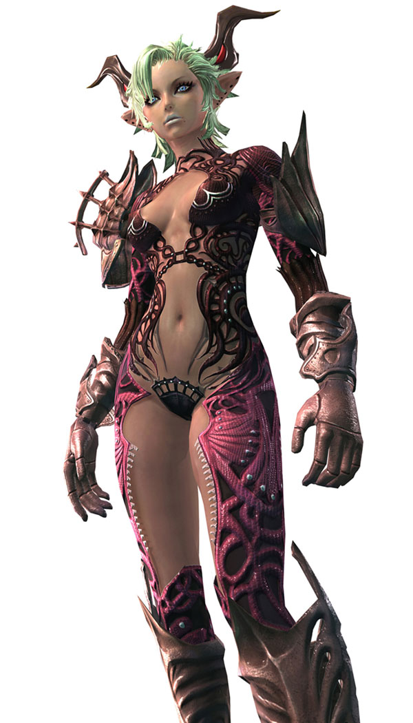 Castanic Female Render from TERA