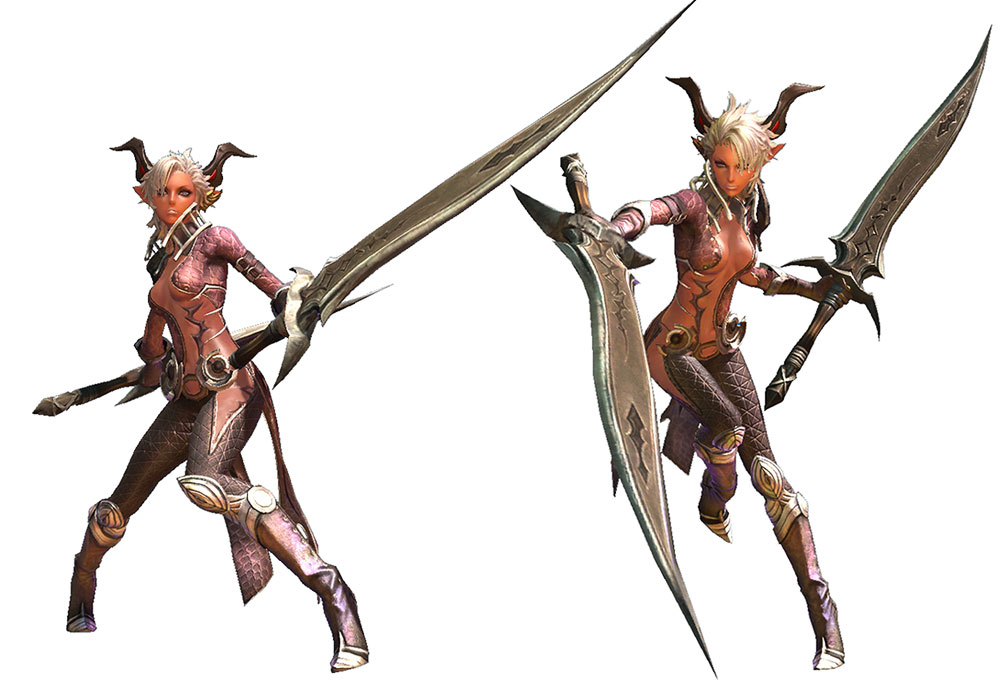 Castanic Female Render from TERA