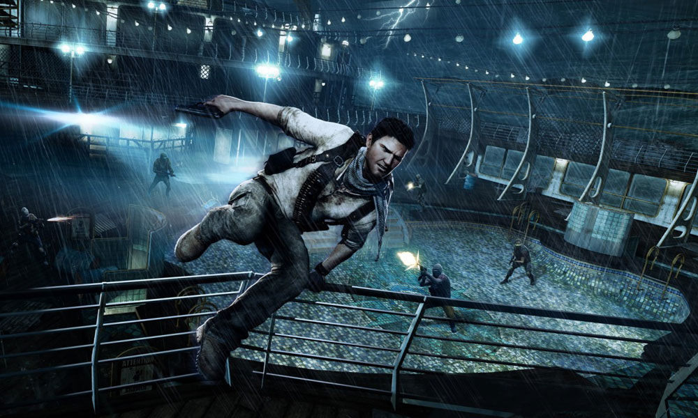 Promotional Poster Art from Uncharted 3: Drake's Deception