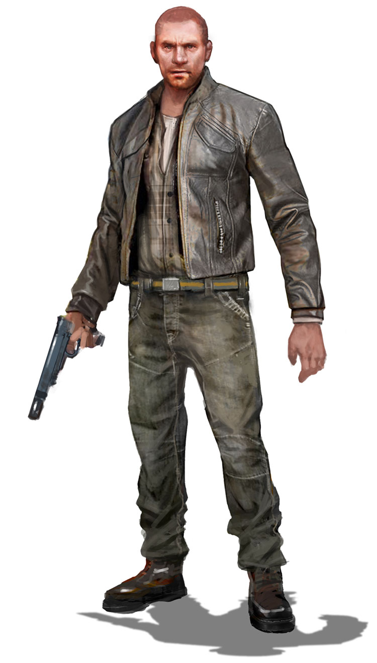 Thug Concept Art from Uncharted 3: Drake's Deception