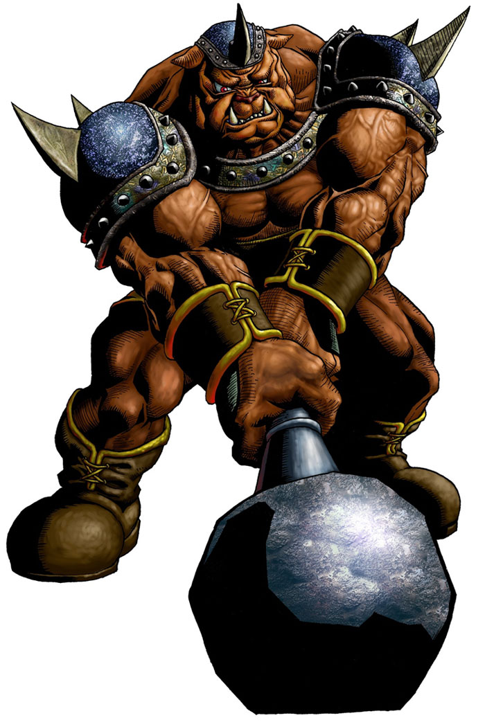 Club Moblin Art from The Legend of Zelda: Ocarina of Time 3D