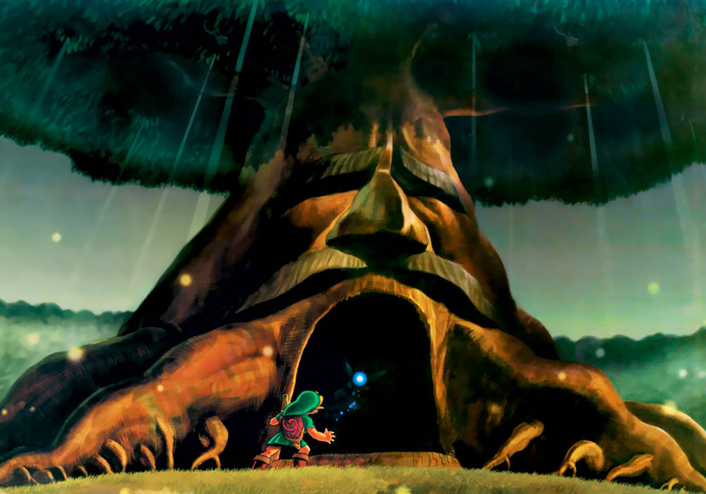 Great Deku Tree Art from The Legend of Zelda: Ocarina of Time 3D