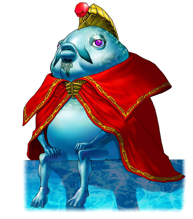 King Zora Art from The Legend of Zelda: Ocarina of Time 3D