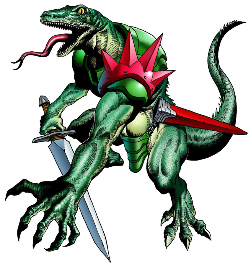 Lizalfos Art from The Legend of Zelda: Ocarina of Time 3D