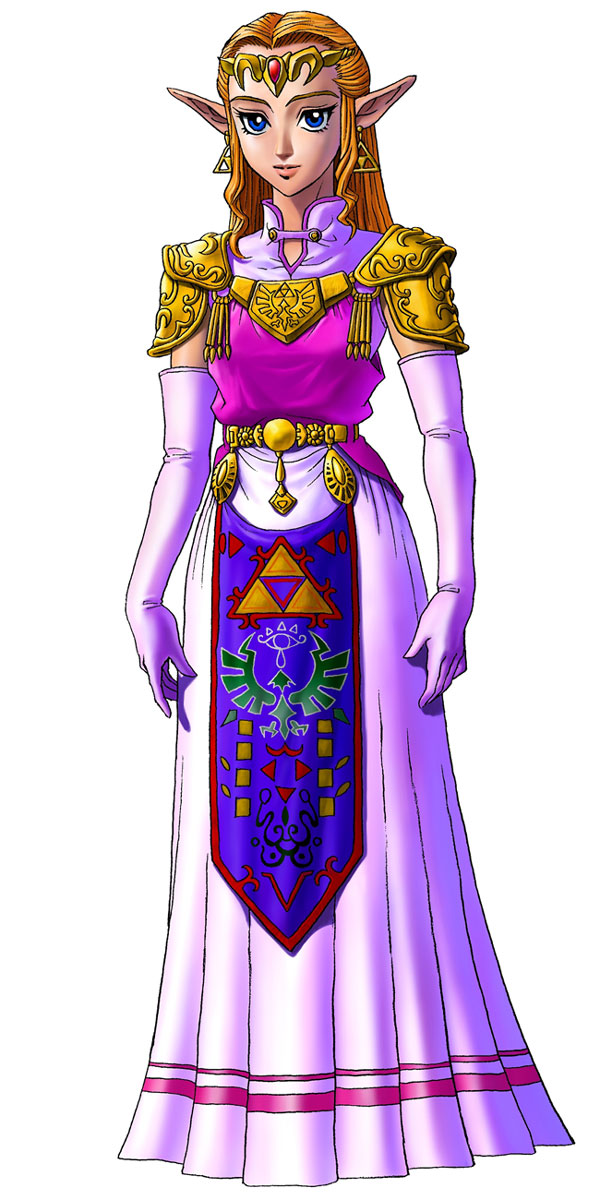 Adult Princess Zelda Art from The Legend of Zelda: Ocarina of Time 3D