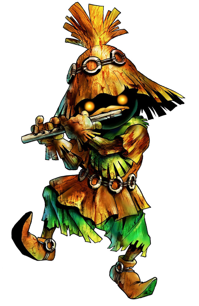 Skull Kid Art from The Legend of Zelda: Ocarina of Time 3D