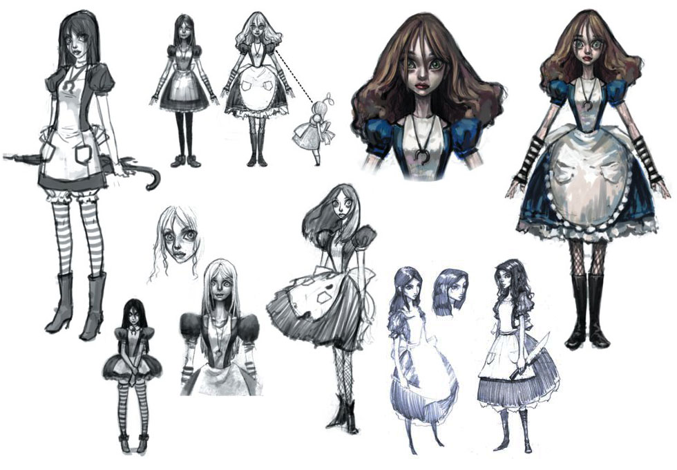 Alice Dresses Art from Alice: Madness Returns