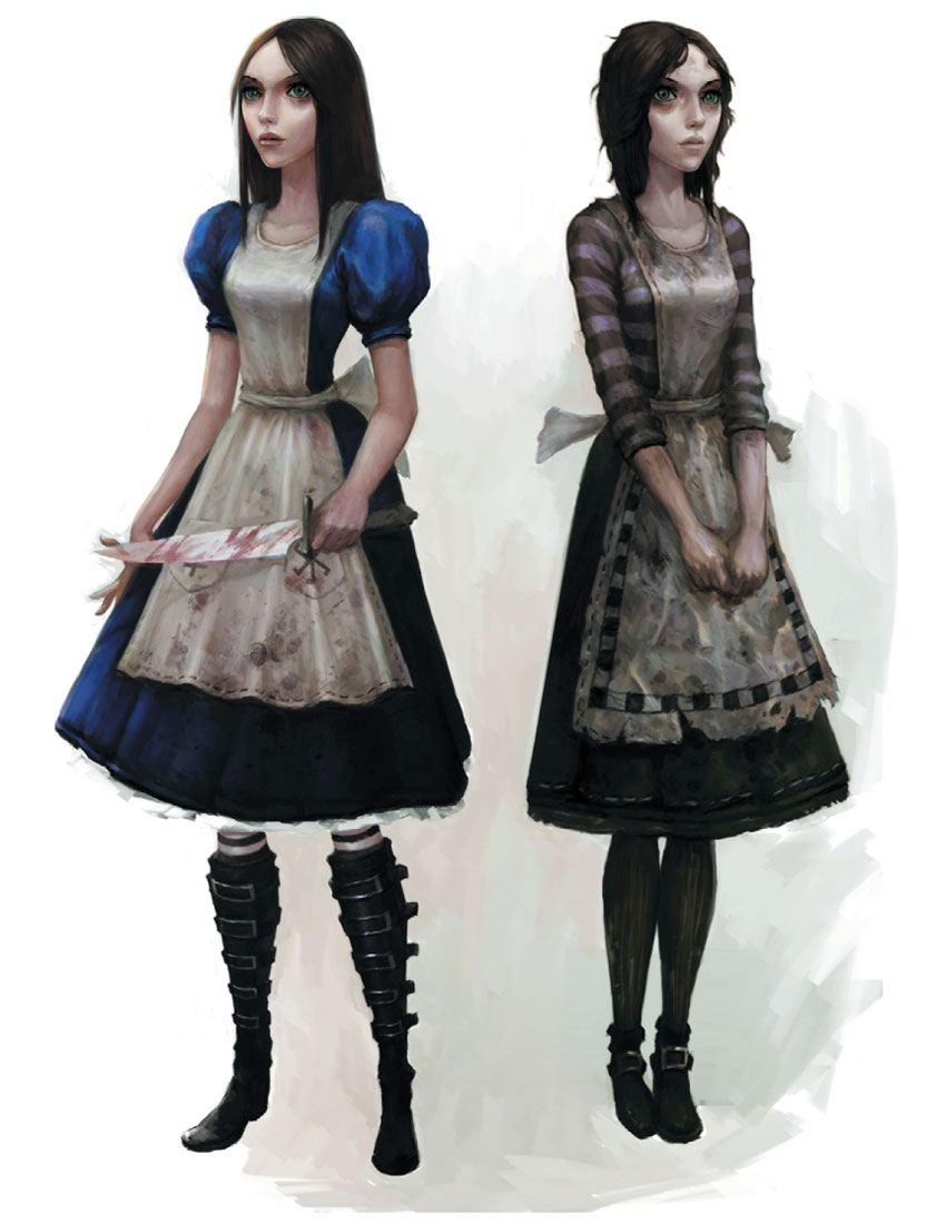 Alice Lidell, Wonderland & London Versions Art from Alice: Madness Returns