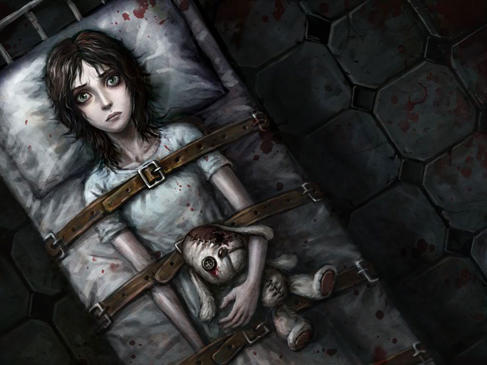 Alice in Rutledge Asylum Art from Alice: Madness Returns