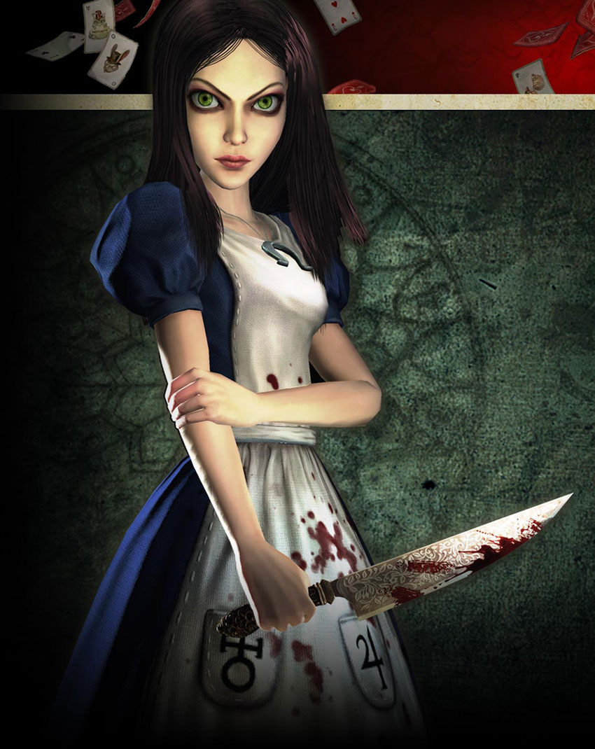 Alice with Knife Art from Alice: Madness Returns