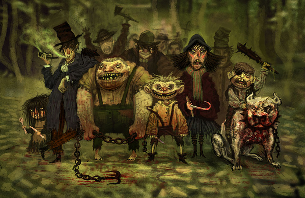 Angry Mob Art from Alice: Madness Returns