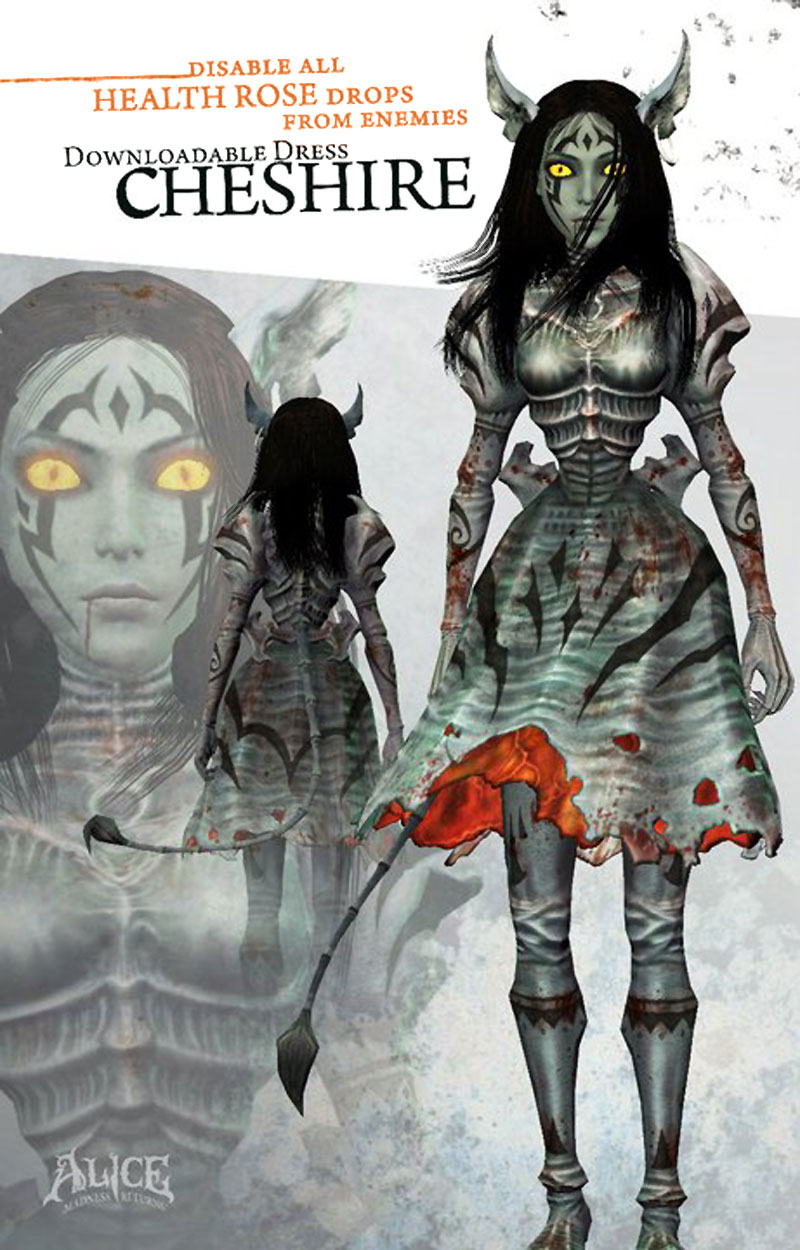 Cheshire Costume Art from Alice: Madness Returns