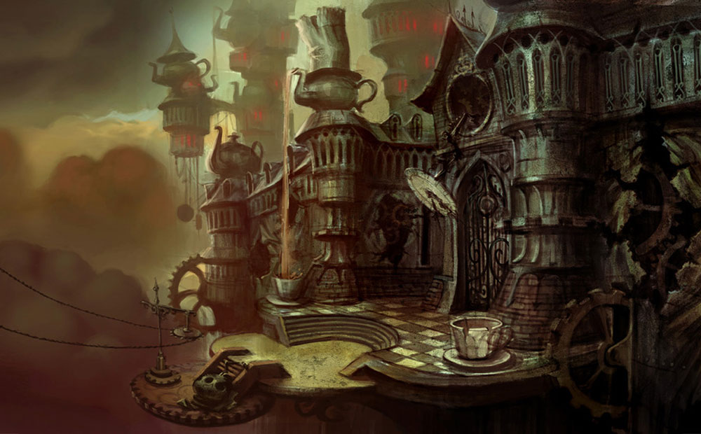 Environment Art from Alice: Madness Returns