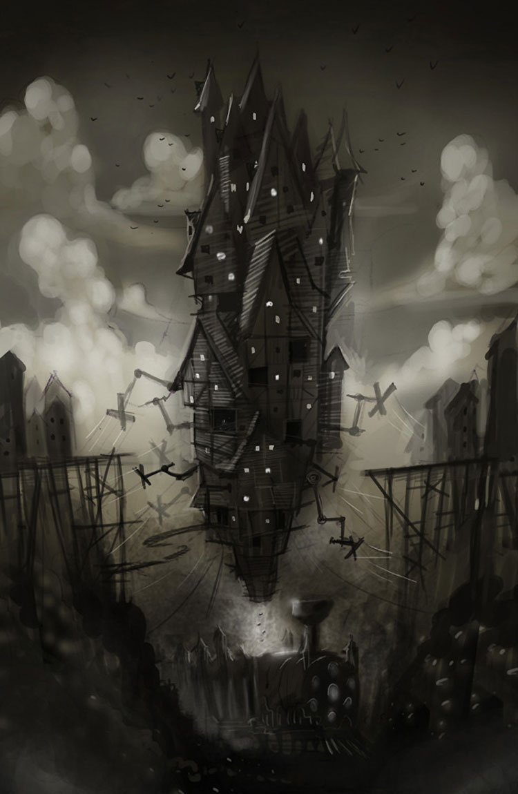 Environment Concept Art from Alice: Madness Returns