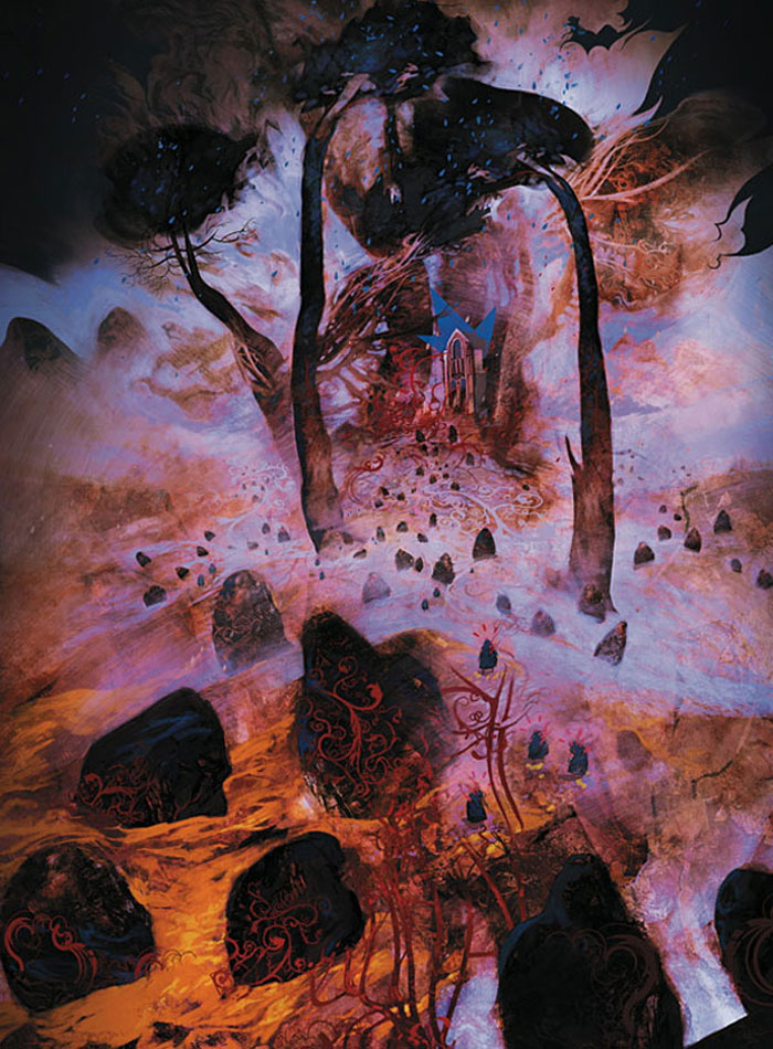 Rough Environment Art from Alice: Madness Returns