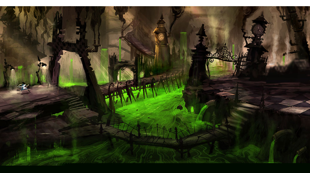 Environment Artwork from Alice: Madness Returns