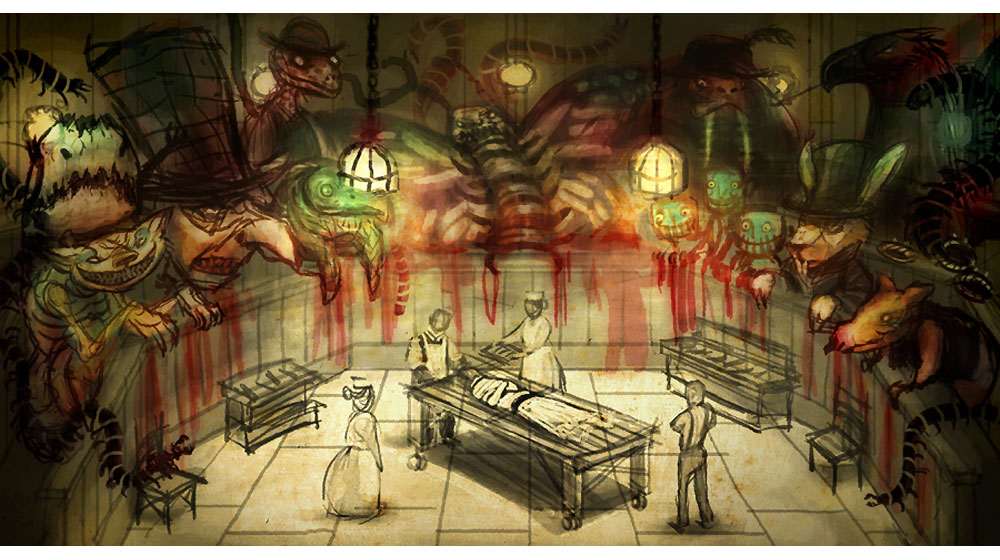 Surgery Concept Art from Alice: Madness Returns