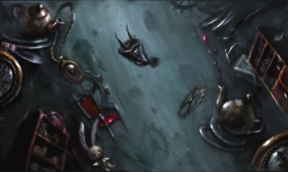 Fall to Wonderland Concept Art from Alice: Madness Returns