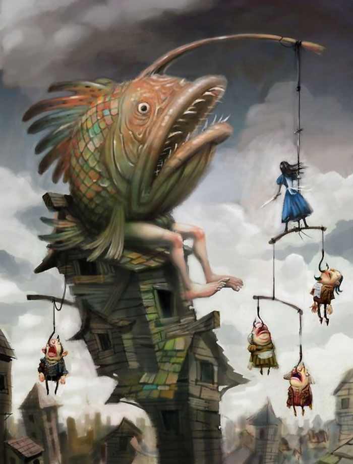 Fishman Art from Alice: Madness Returns